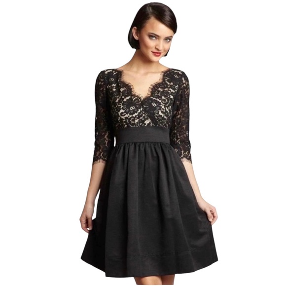 Eliza J Dresses & Skirts - Eliza J Dress Womens Size 2 Black Lace Prom Party Goth Glam Retro Cocktail